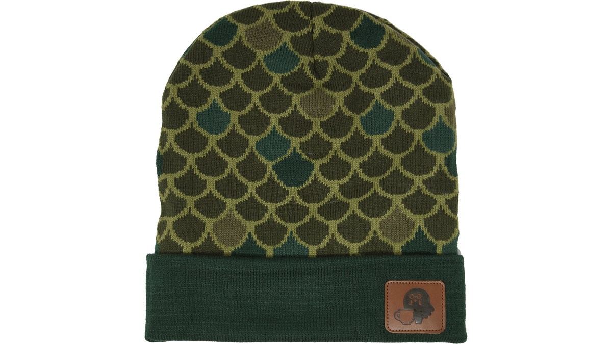 ★UNDER CONTROL★夏帽子★Square Net Beanie- Lemon Brown UNDERCONTROL Unisex Beanie Marine Fit Double Tab O Brown